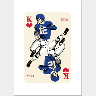 Buffalo Bills King of Hearts Posters and Art